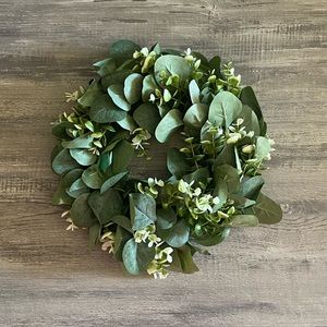Artificial Eucalyptus Wreath decor